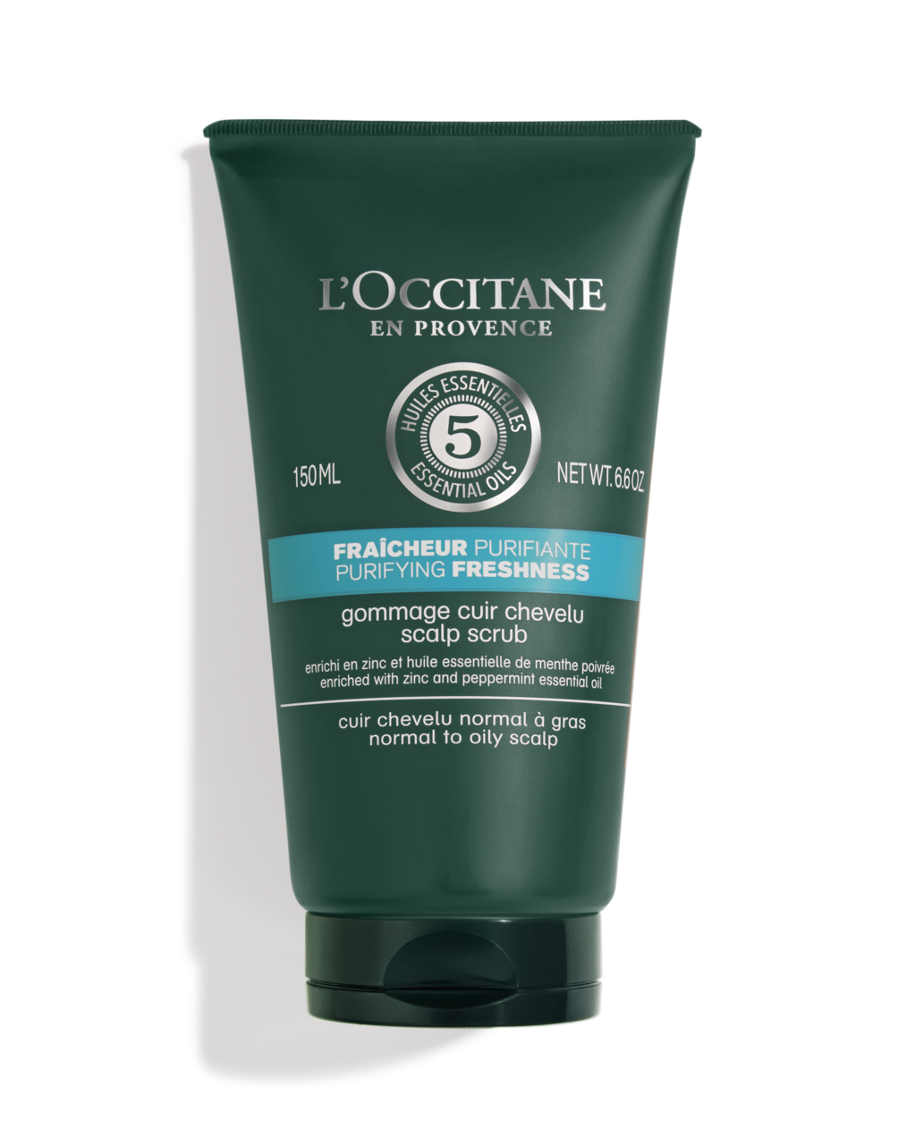 5 Essential Oils Purifying Freshness Scalp Scrub