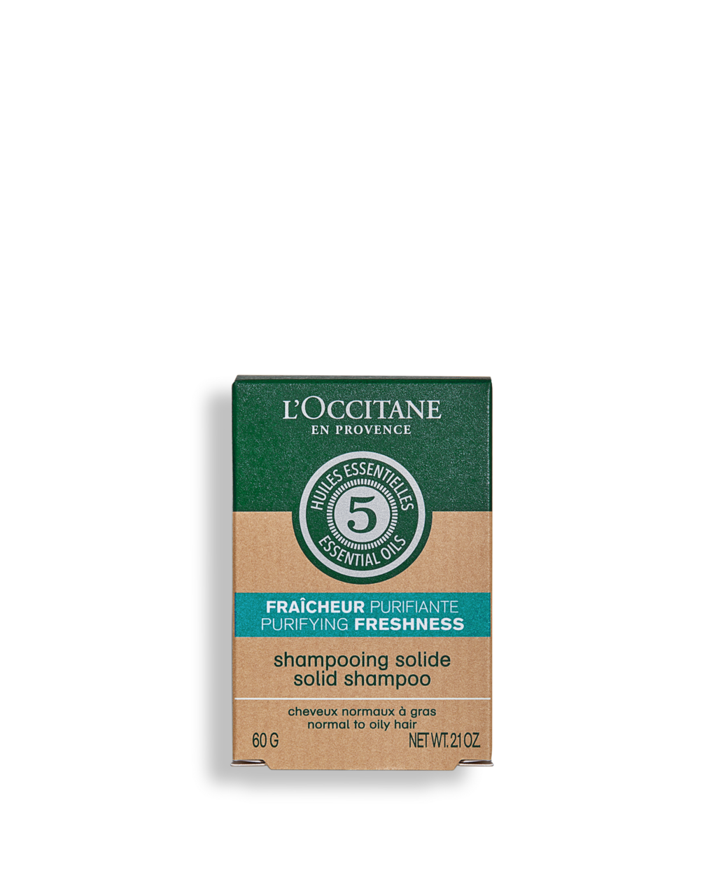 5 Essential Oils Purifying Refreshing Solid Shampoo