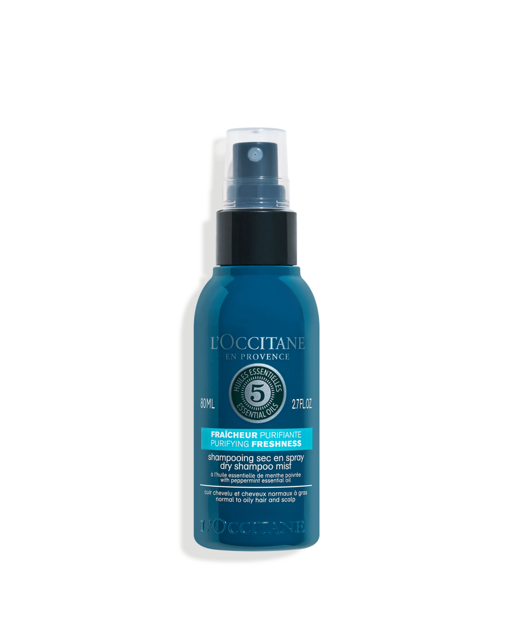 5 Essential Oils - Purifying Freshness Dry Shampoo Mist