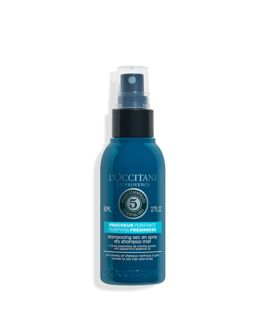 5 Essential Oils - Purifying Freshness Dry Shampoo Mist