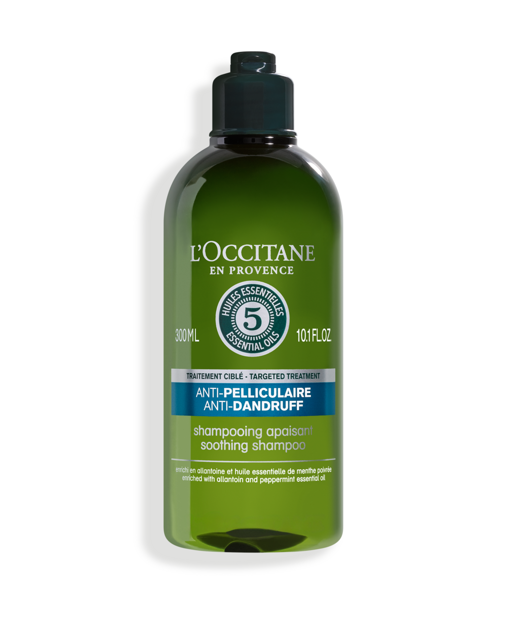 5 Essential Oils Anti-Dandruff Soothing Shampoo - 300ml