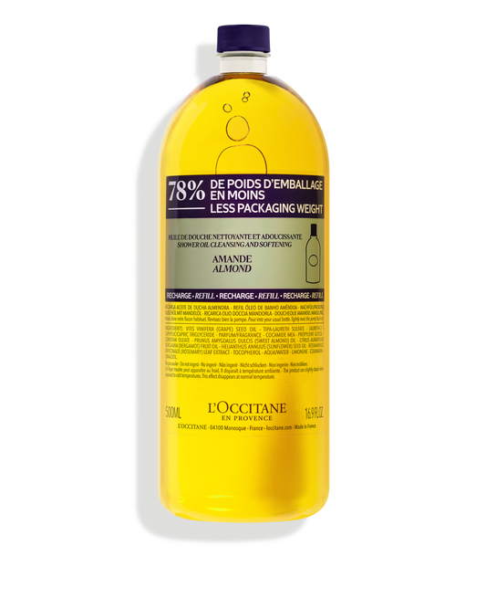 Almond Shower Oil Refill Pack - 500ml